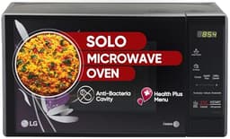 LG 20 L Solo Microwave Oven (MS2043BP, Black, Health plus Menu, I-Wave Technology, Indian Cuisine, Even Reheat & Defrost, Auto Cook Menu, Anti-Bacterial Cavity & Steam Clean)