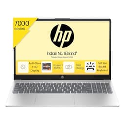 HP 15 AMD Ryzen 3 7320U (8GB LPDDDR5 Ram/512GB NVMe M.2 SSD/Anti Glare, Micro Edge/15.6" (39.6 Cm) FHD/Backlit Keyboard/Win11 Home+MS Office'21/ AMD Radeon Graphics, HD Camera/1.59Kg/Silver) Fc0026AU