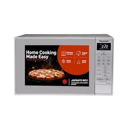 Panasonic 20L Solo Microwave Oven (NN-ST26JMFDG, Silver, 51 Auto Menus)
